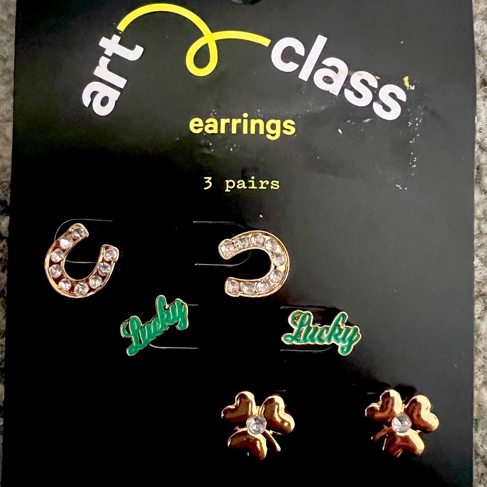 St. Patrick’s Day Earring Trio